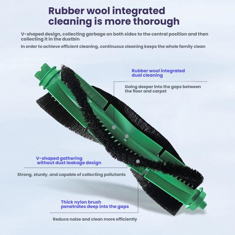 Main Brush For iRobot Roomba Combo Y0110/Q0120/Y0140/Q011 Robot Vacuum & Mop Replacement Parts