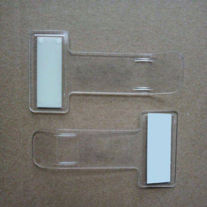 5PCS Transparent Plastic Car Parking Ticket Holder Clips – Windshield Card & Permit Holders