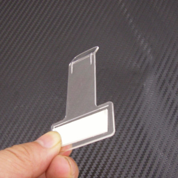 5PCS Transparent Plastic Car Parking Ticket Holder Clips – Windshield Card & Permit Holders