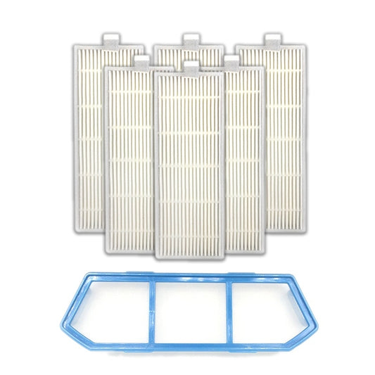 XI226 I205 Primary Filter + 6 PCS I207 Filters for ILIFE A4 / A4S / A6