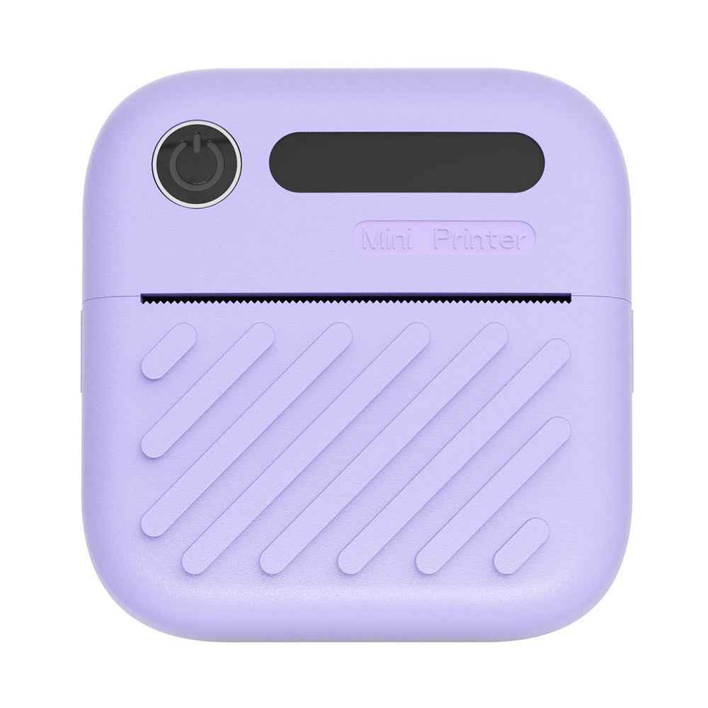 A36 Mini Thermal Printer 200 DPI Portable  Bluetooth-compatible Label Printer for Office Study (APP: AumiLabel) - Purple