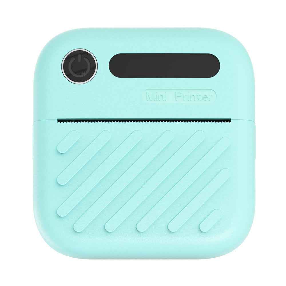 A36 Mini Thermal Printer 200 DPI Portable  Bluetooth-compatible Label Printer for Office Study (APP: AumiLabel) - Green