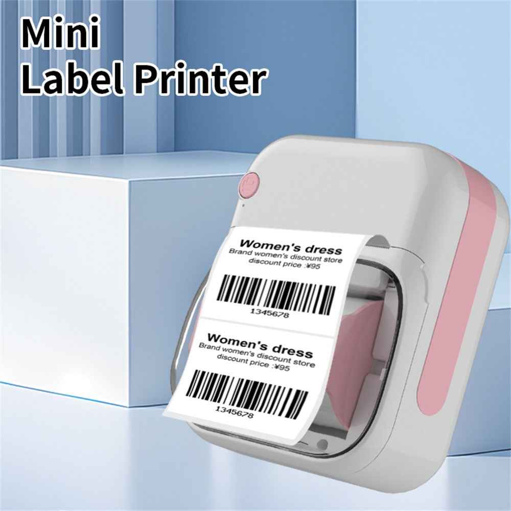 B3 Ink Free Mini Label Printer 200 DPI High Definition Portable Thermal Printing Machine - Green