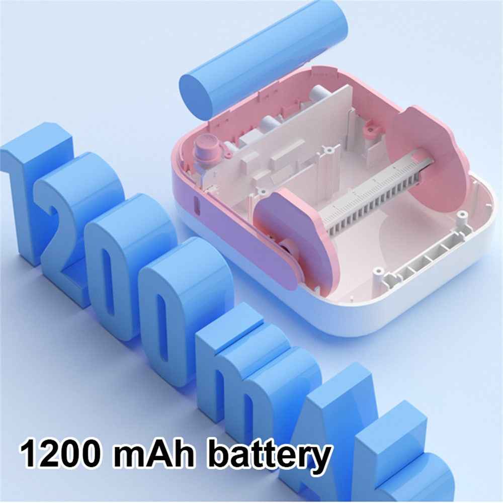 B3 Ink Free Mini Label Printer 200 DPI High Definition Portable Thermal Printing Machine - Green