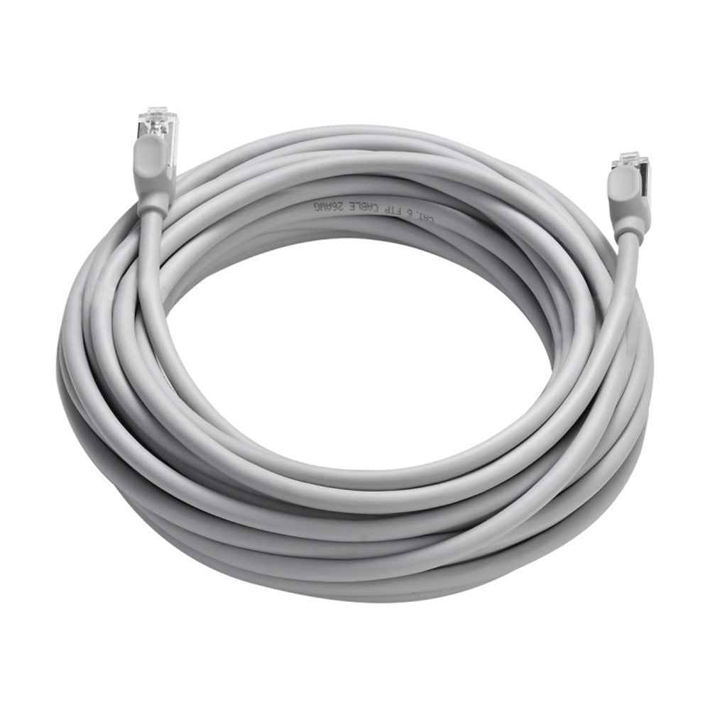 10M Cat 6 RJ45 High Speed Round Gigabit Network Cable - Grey