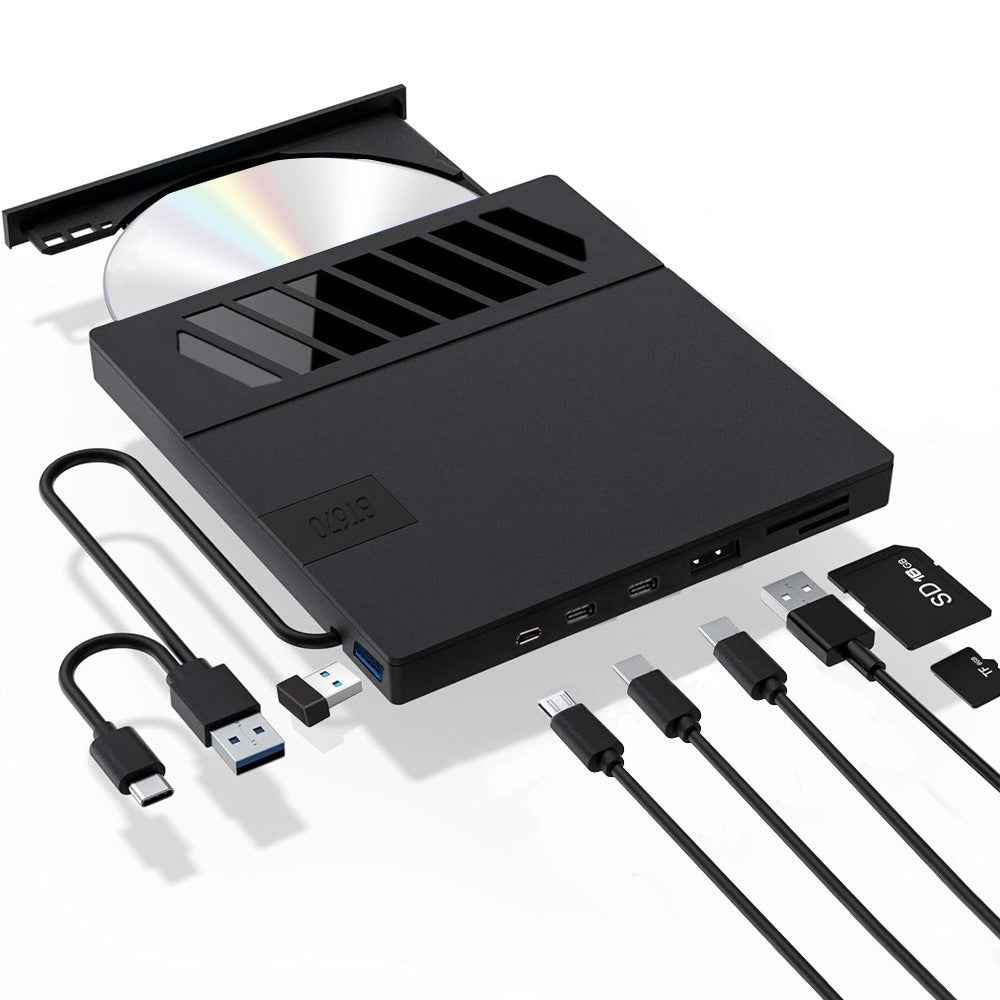 bt670 Multi-Function External Optical Drive DVD Burner Writer with SD TF Card Slot