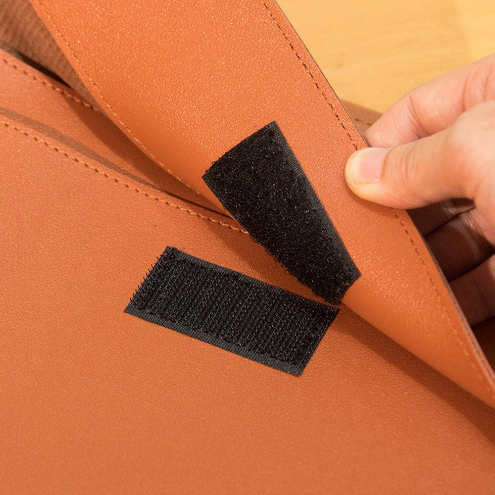 Business-Style-Waterproof-PU-Leather-Protective-Sleeve-for-13.3-/-14-inch-Laptop-Carrying-Case-Black