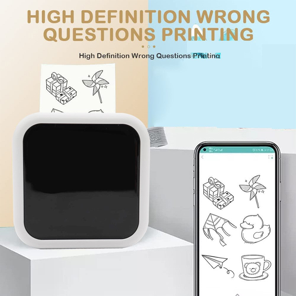 C27-Portable-Thermal-Printer-for-Students-Bluetooth-compatible-Wrong-Question-Printing-Device,-Standard-Version