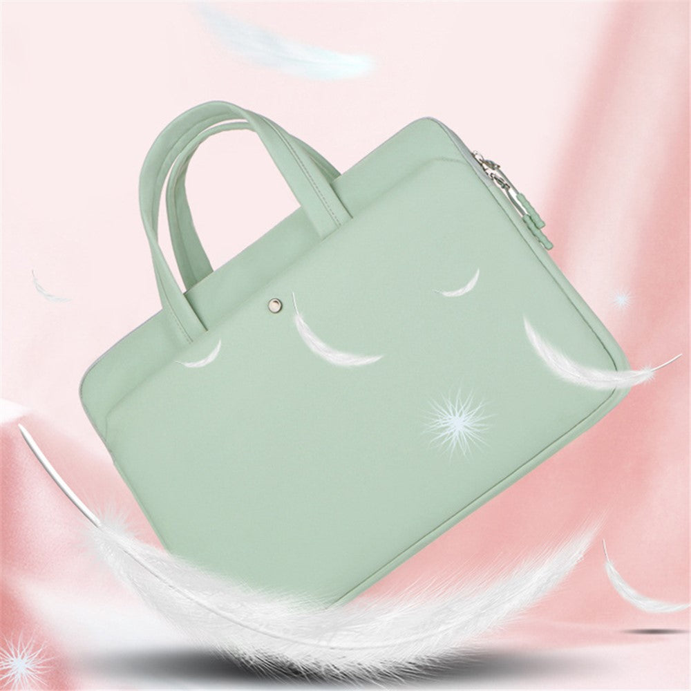 C81-14-14.6-Inch-Computer-Bag-Portable-Notebook-Bag-with-Zipper-Laptop-Accessories-Storage-Bag-Green