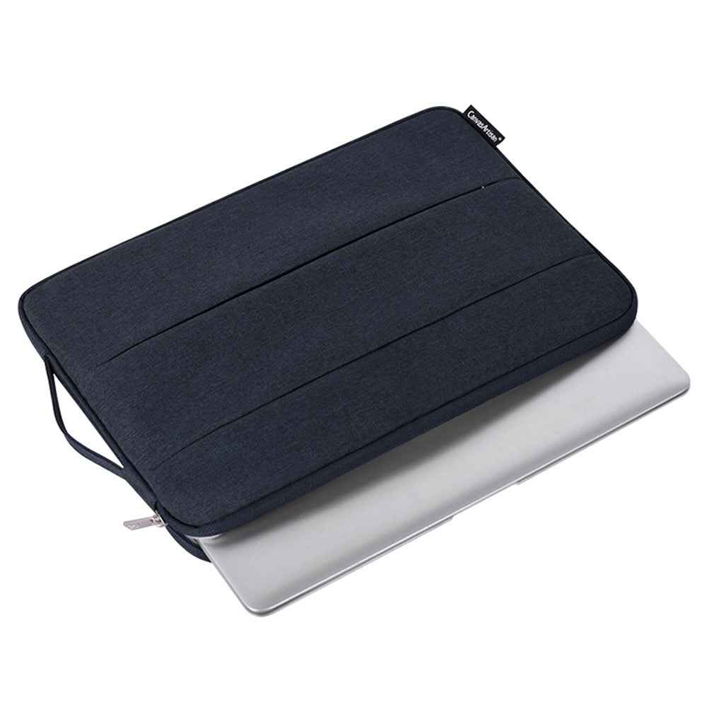 L25-88 Anti-Scratch Carry Case for 12 inch Laptops Shockproof Slim Case Notebook Sleeve Bag with Dual Pouch/Handle Strap - Blue