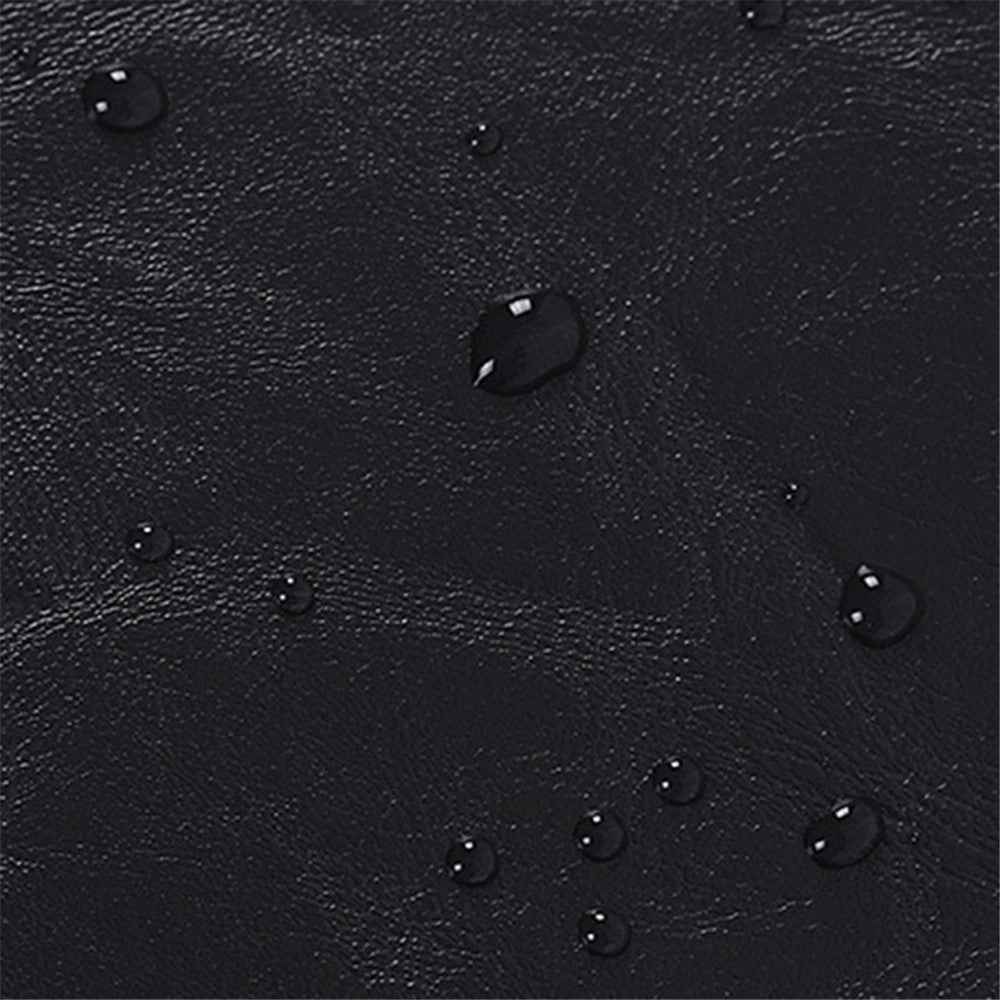 L38-T0311 PU Leather Carrying Case for 12 inch Portable Sleeve Bag Laptops Anti-Scratch Slim Case with Small Bag - Black
