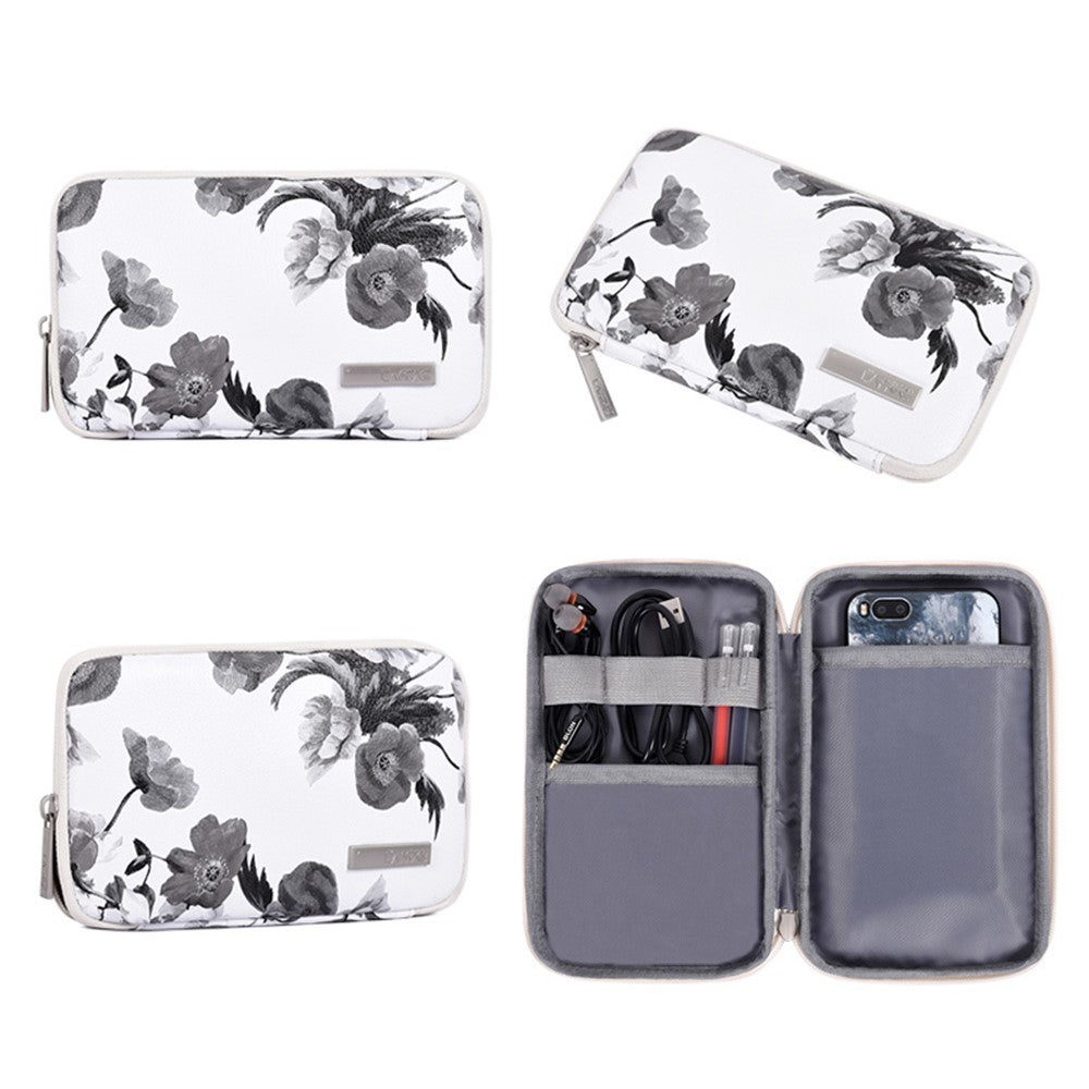 G1-T0121-Watercolor-Flower-Pattern-Laptop-Sleeve-Notebook-Case-with-Small-Bag-White/for-13-inch-Laptop