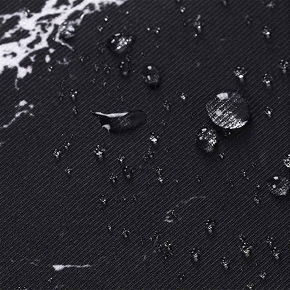 H32-11 11-inch Laptop Carrying Bag Waterproof Printed Notebook Protective Sleeve with Front Pocket - Black
