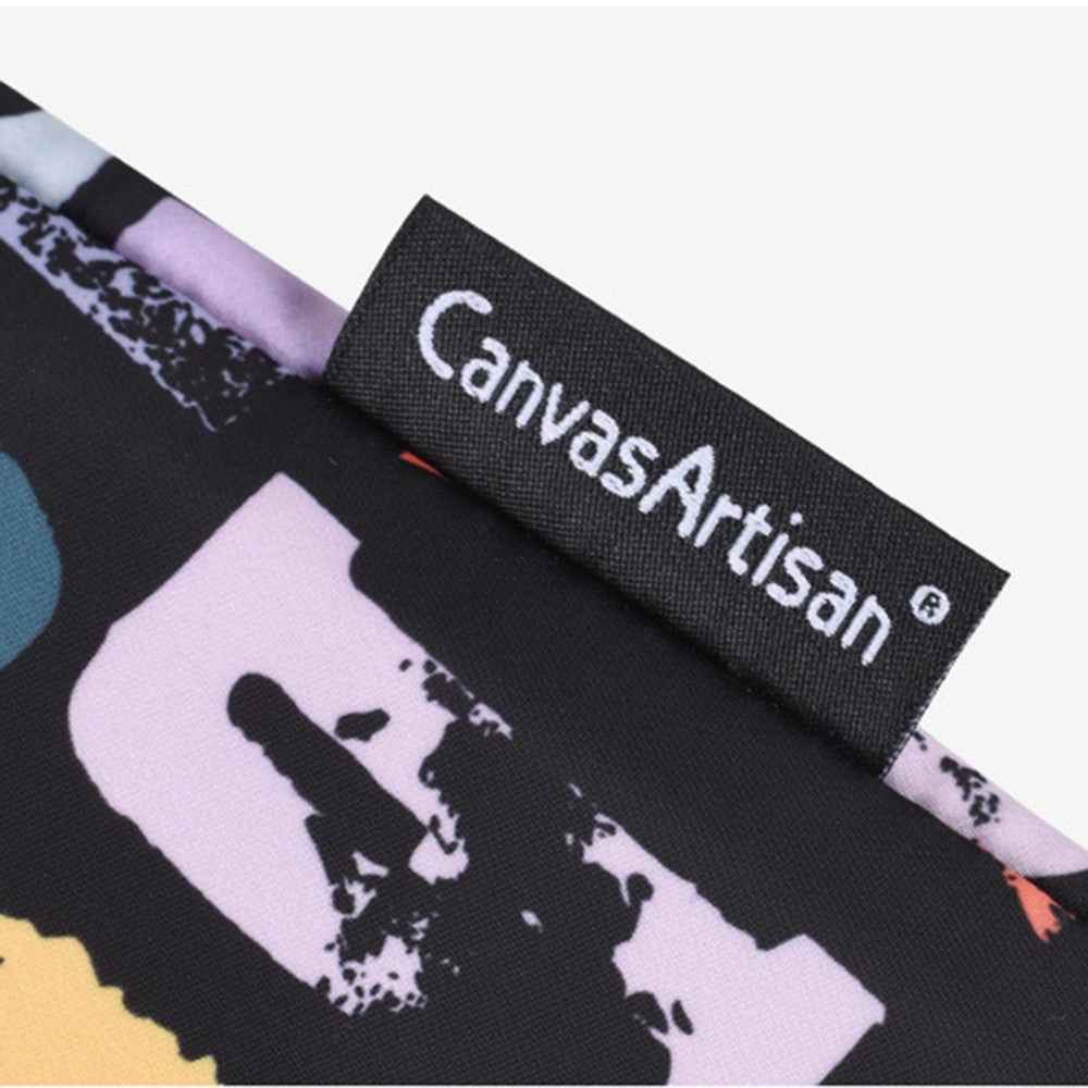 H18-T0121 Laptop Sleeve Letters Printing Ultra Slim Notebook Case with Small Bag - Black/for 11-inch Laptop