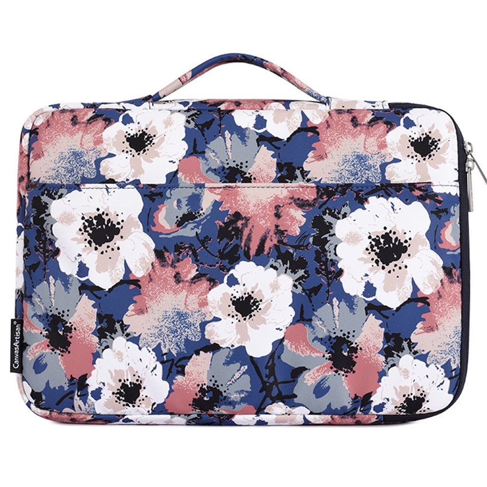 KH43-05-15-inch-Laptop-Handbag-Protective-Sleeve-Flower-Pattern-Notebook-Carrying-Case