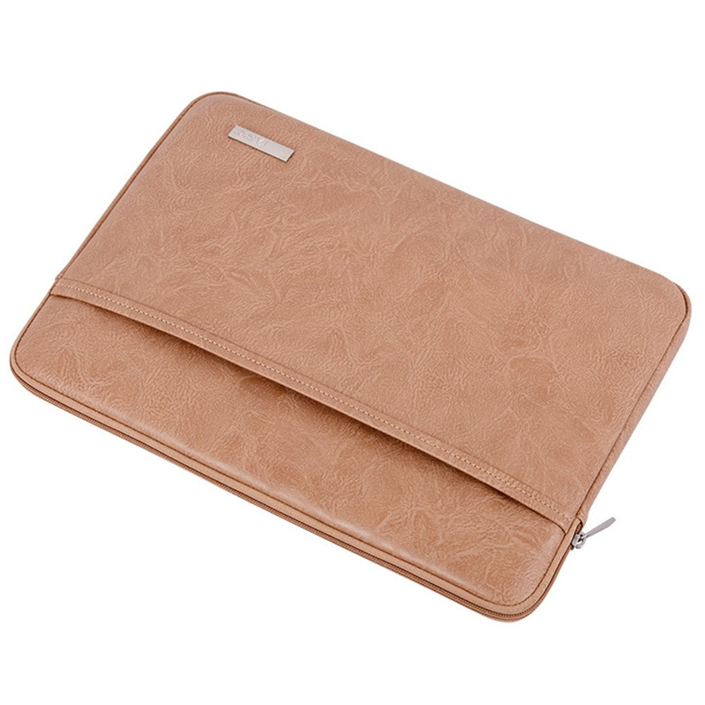 L38-T0621-13-Inch-Laptop-Protection-Sleeve-Ultra-slim-PU-Leather-Notebook-Computer-Bag-with-Small-Pouch-Pink