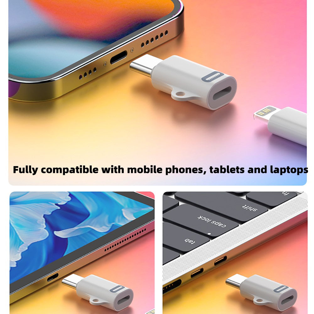 Compatible-with-iPhone-15-Series-8Pin-Female-to-Type-C-Male-Adapter-27W-PD-Fast-Charing-Adapter-with-Hook
