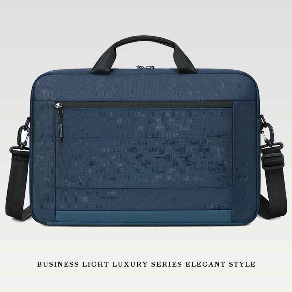 COOLBELL CB-2138 13.3 Inch Laptop Bag Waterproof Business Notebook Carrying Briefcase with Shoulder Strap - Blue