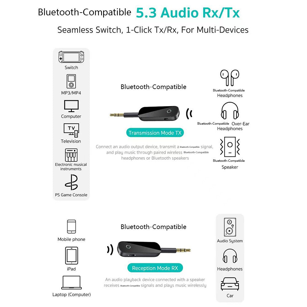 MS-016-2-in-1-Bluetooth-compatible-5.3-Transmitter-Receiver-3.5mm-Wireless-Audio-Dongle-with-Airplane-Travel-Adapter-Black