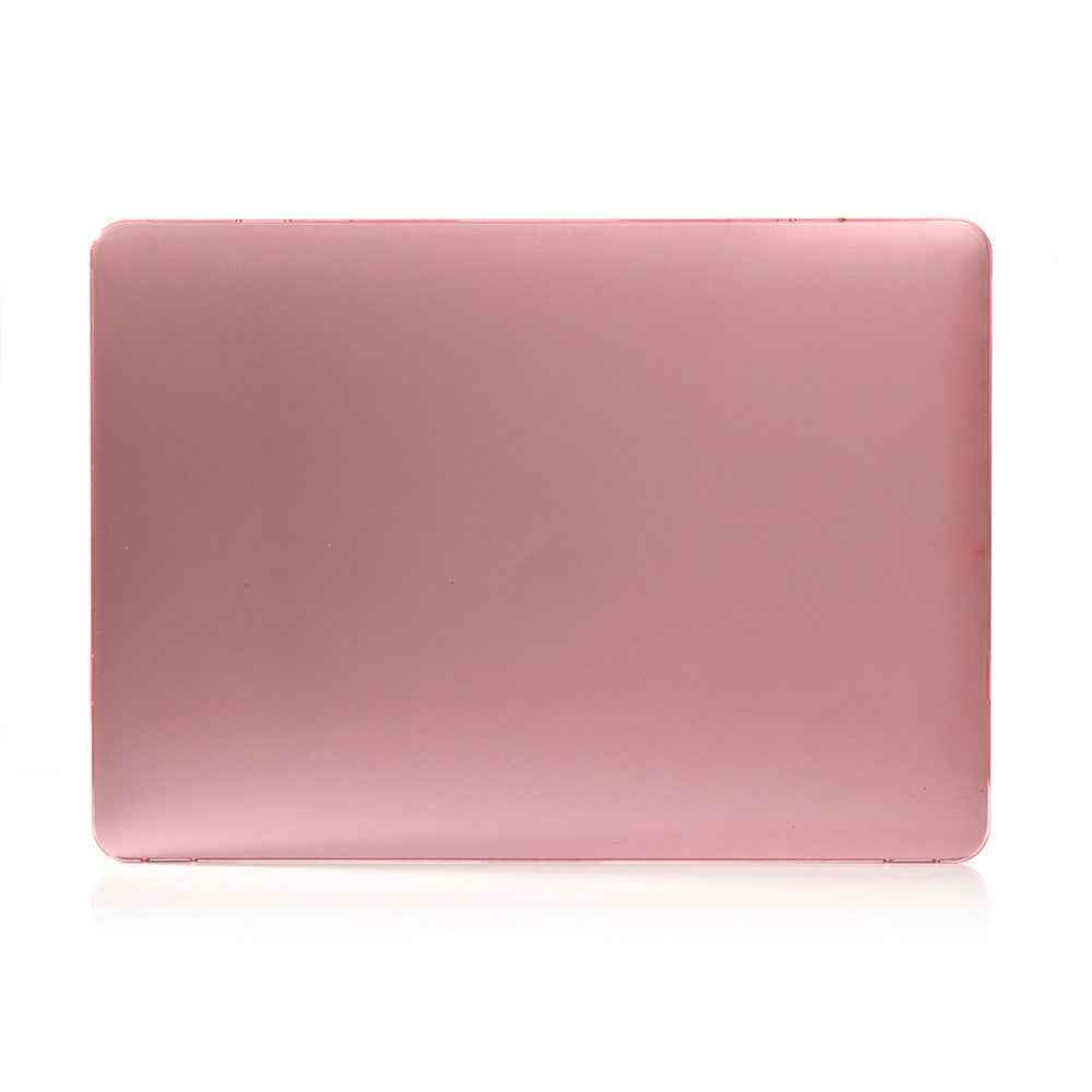 Crystal Clear Two-piece PC Protective Case for Macbook Pro 15.4-inch 2016 with Touch Bar (A1707) - Pink