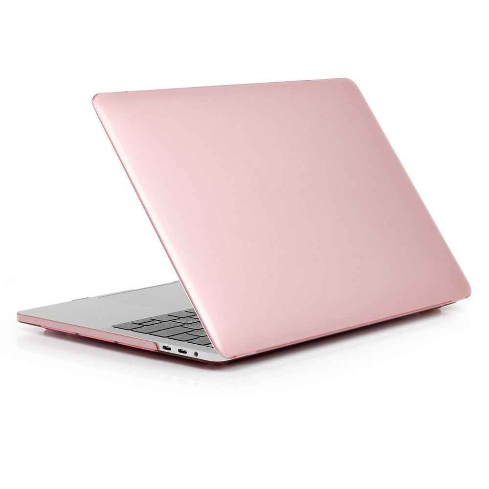 Crystal Clear Two-piece PC Protective Case for Macbook Pro 15.4-inch 2016 with Touch Bar (A1707) - Pink
