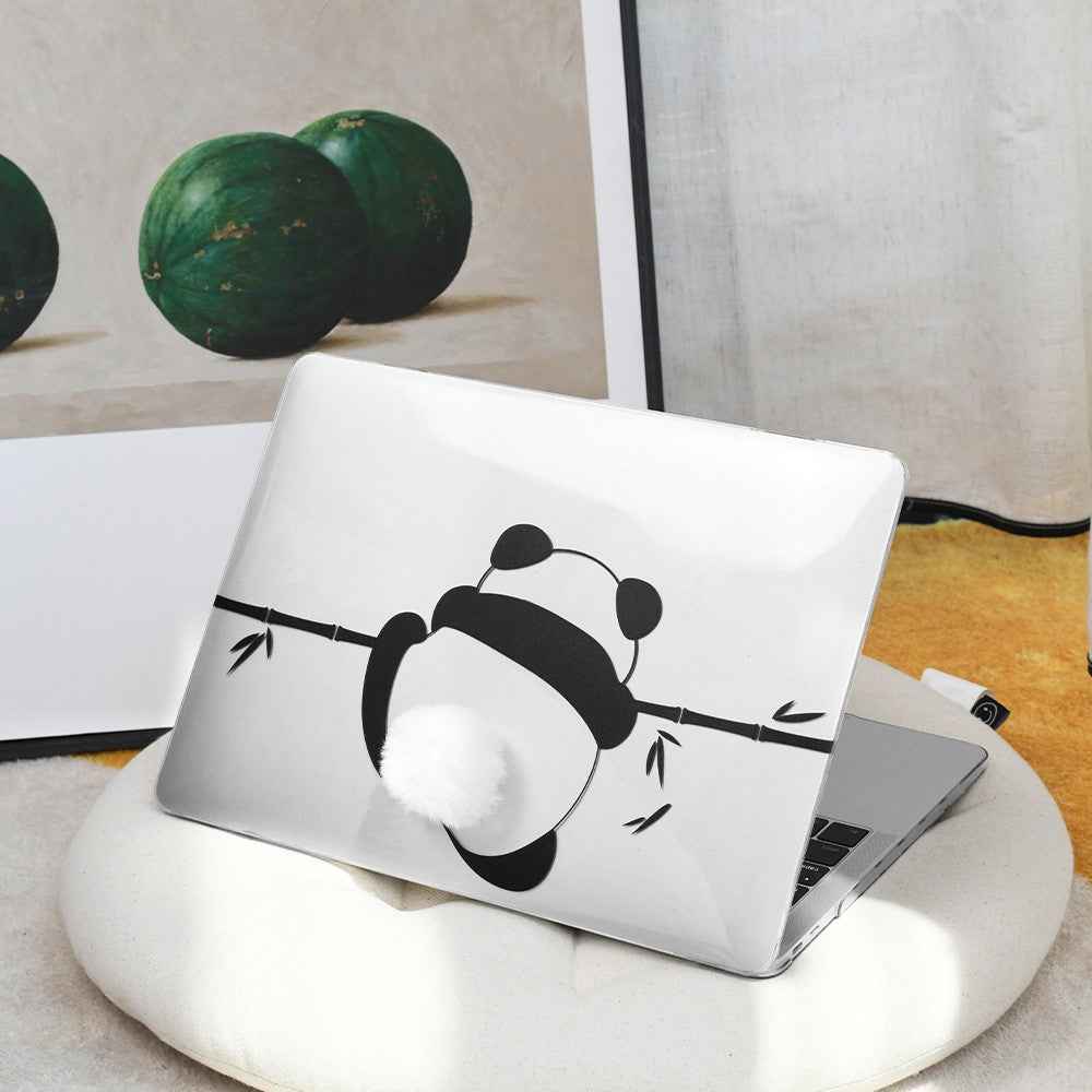 DIY Laptop Case for MacBook Pro 14 inch (2026) / (2025) / (2024) / (2023) / (2022) / (2021) Hard PC Protective Cover - Panda