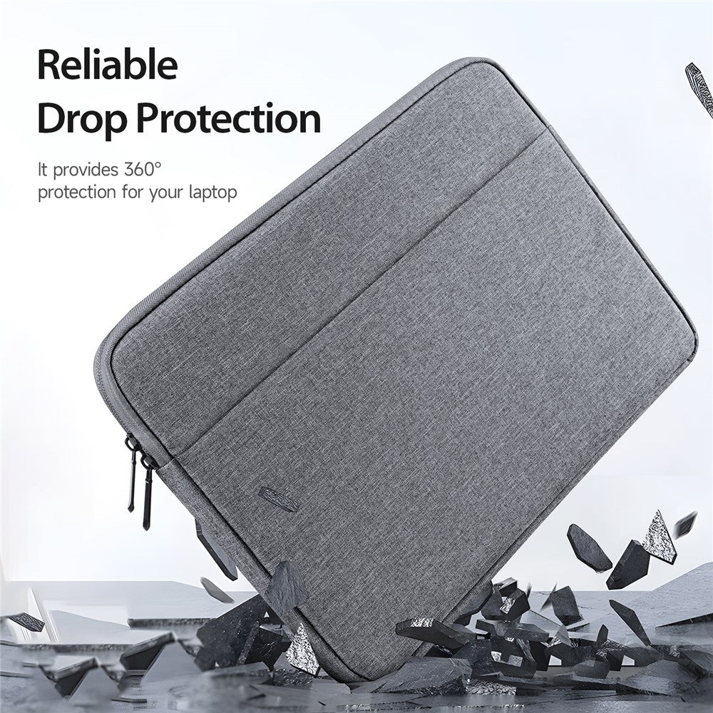 14-15.4-Inch-Laptop-Bag-Waterproof-Horizontal-Notebook-Pouch-Dark-Grey
