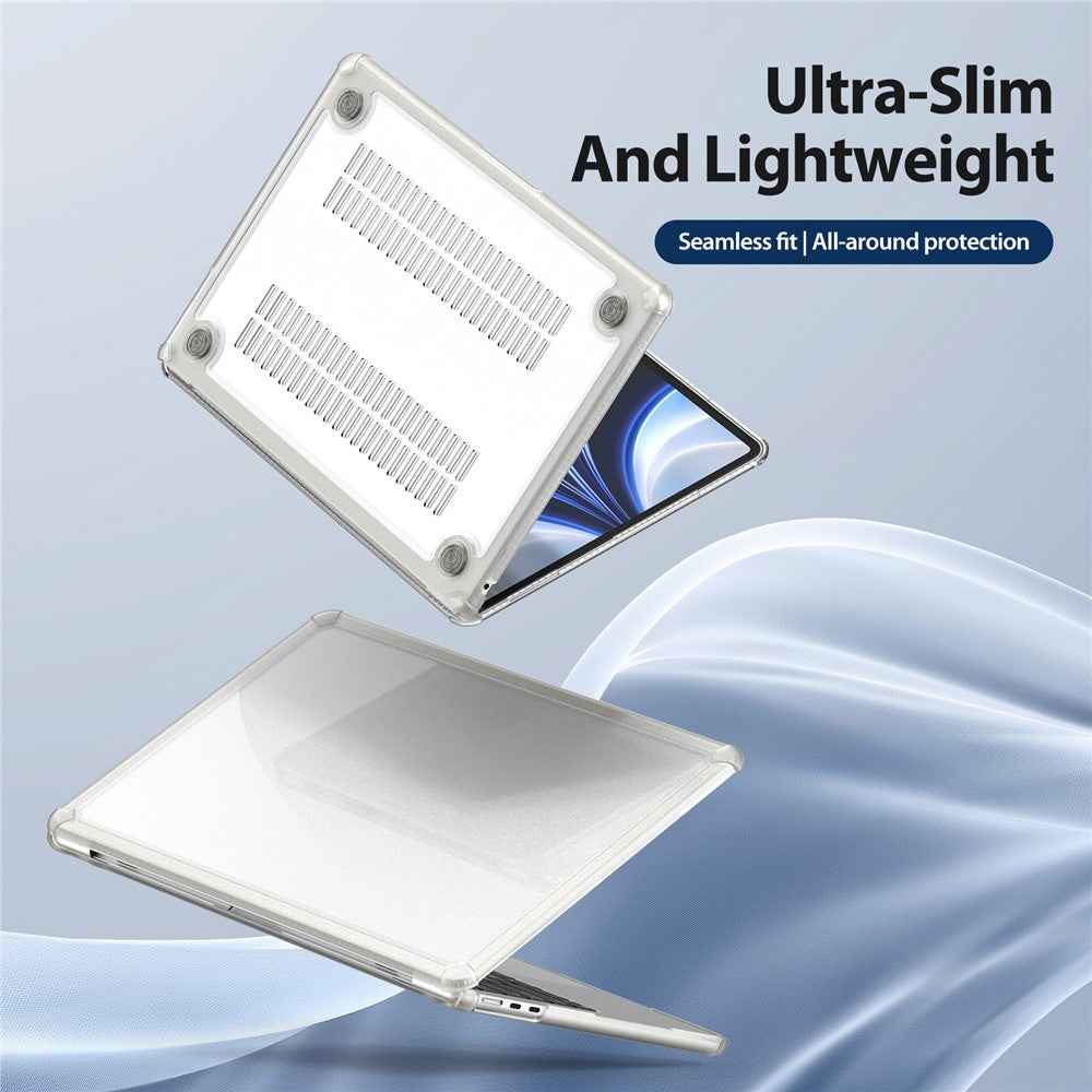 DUX DUCIS LCGM Series Glossy Case for MacBook Air 13 inch (2026) A3449 / (2025) A3240 / (2024) A3113 / (2022) A2681 Anti-Scratch TPU+PC Shell  - Transparent