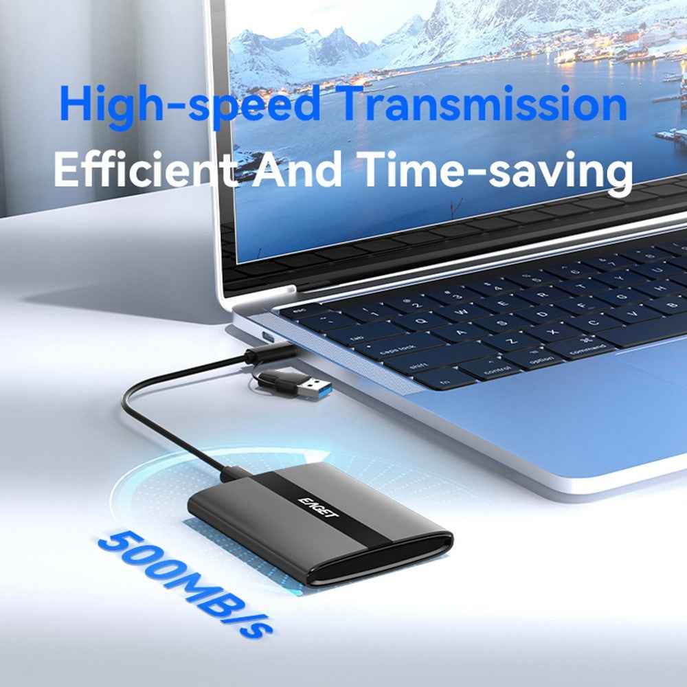 ET-M8 240GB Portable SSD 500MB / S High Speed Aluminum Alloy Type C External Solid State Drive