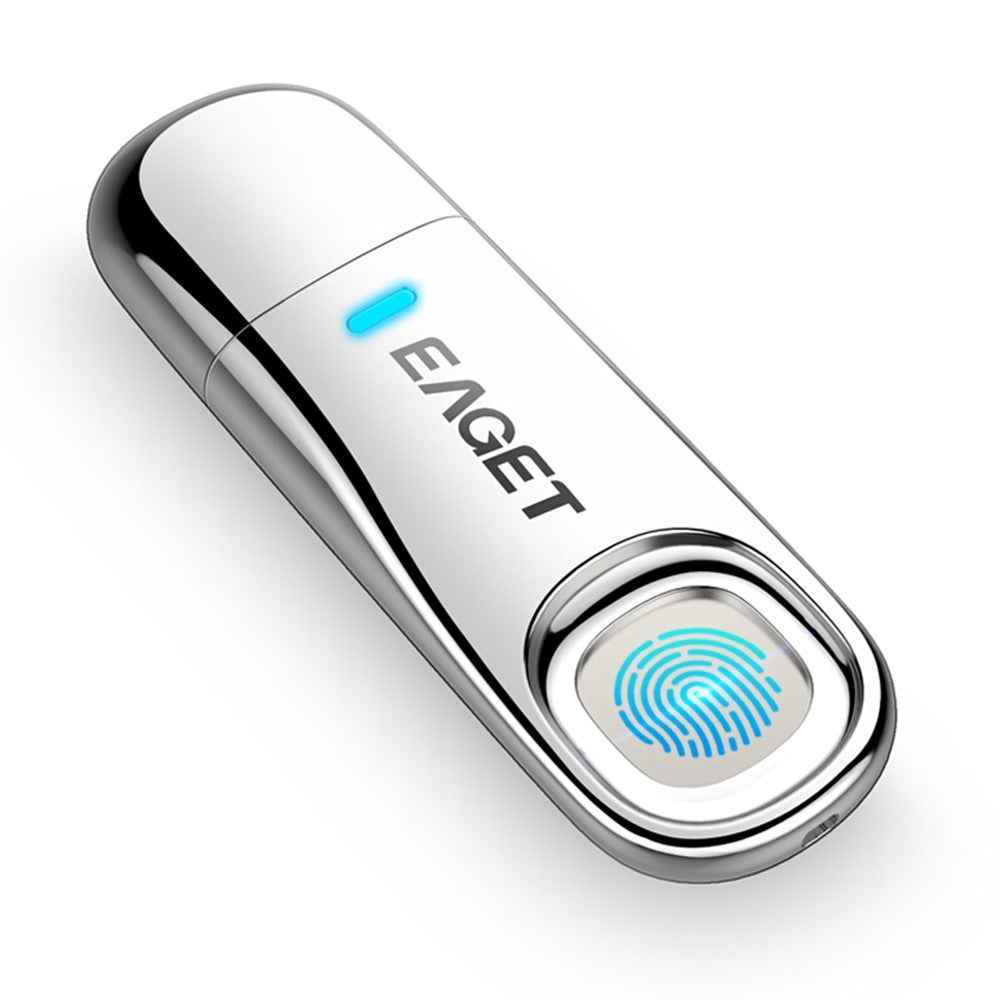 FU60 Fingerprint Encryped Flash Drive USB 3.0 U Disk Zinc Alloy Memory Stick for Laptops Computers - 64G