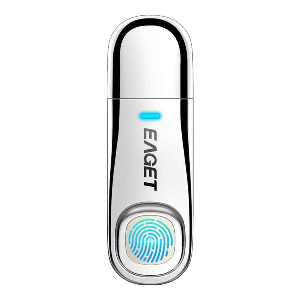 FU60 Fingerprint Encryped Flash Drive USB 3.0 U Disk Zinc Alloy Memory Stick for Laptops Computers - 64G