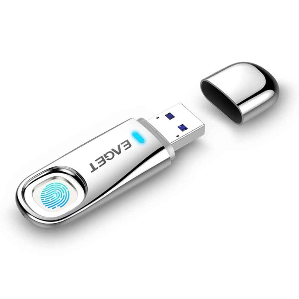 FU60 Fingerprint Encryped Flash Drive USB 3.0 U Disk Zinc Alloy Memory Stick for Laptops Computers - 64G