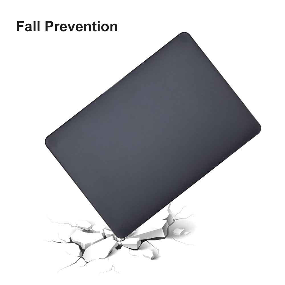 Case for Macbook Air 15 inch (2025) / (2024) A3114 / (2023) A2941 (US Version) Matte Laptop Cover with Film + Plugs - Dark Blue