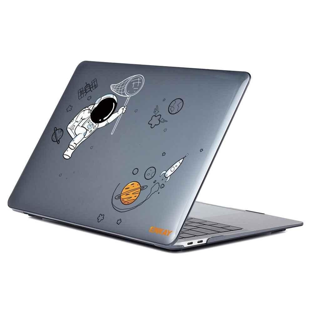 for MacBook Pro 16 inch (2019) A2141 (EU Version) Laptop Cover Astronaut Pattern Hard Protective Case with Slim TPU Keyboard Film + Anti-dust Plugs - Astronaut No.2