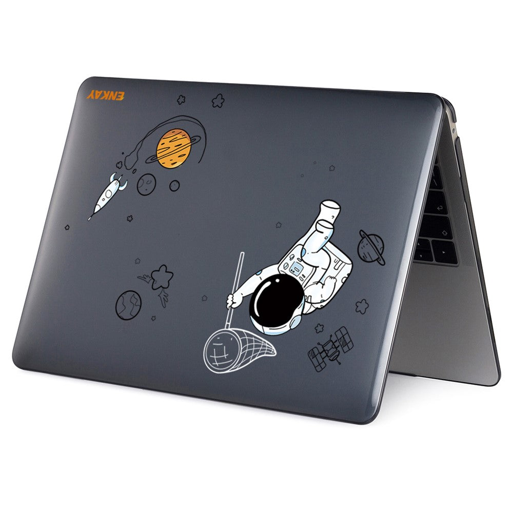 for-MacBook-Pro-16-inch-(2019)-A2141-(EU-Version)-Laptop-Cover-Astronaut-Pattern-Hard-Protective-Case-with-Slim-TPU-Keyboard-Film-+-Anti-dust-Plugs-Astronaut-No.2