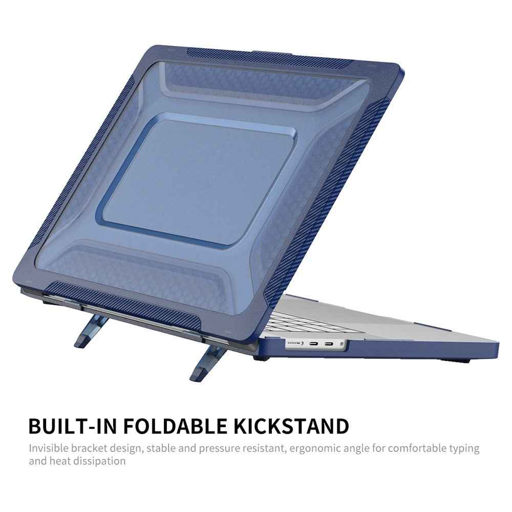 Laptop Case for MacBook Pro 16 inch (2026) A3429 A3428 / (2025) A3186 A3403 / (2024) A2991 / (2023) A2780 / (2021) A2485 (US Version) Astronaut Pattern Notebook Cover Set - Blue