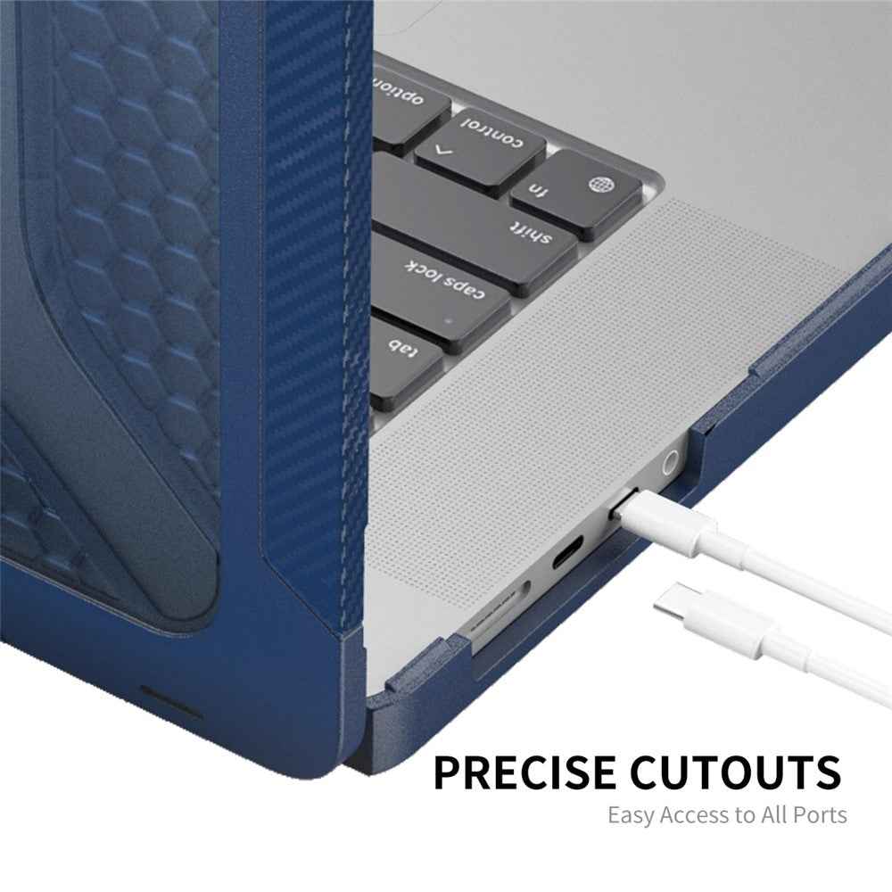 Laptop Case for MacBook Pro 16 inch (2026) A3429 A3428 / (2025) A3186 A3403 / (2024) A2991 / (2023) A2780 / (2021) A2485 (US Version) Astronaut Pattern Notebook Cover Set - Blue