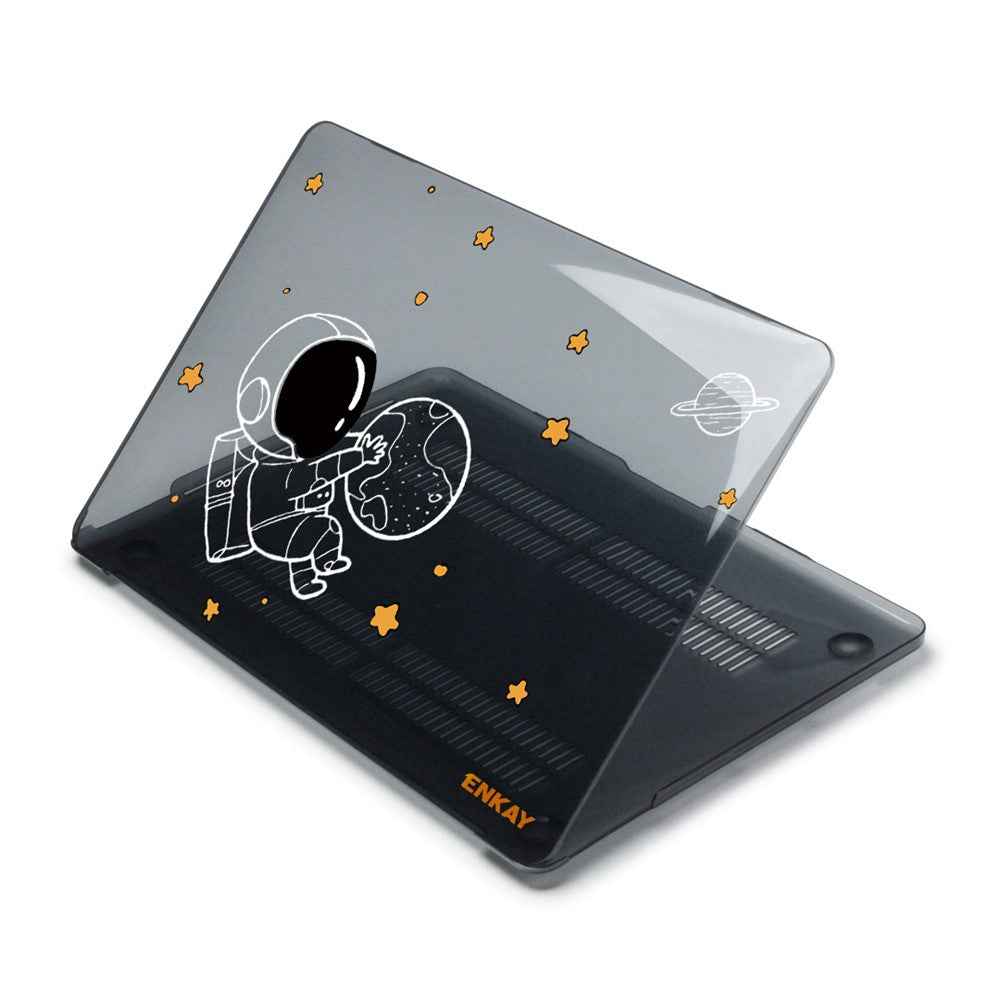 For MacBook Pro 13-inch (2020) A2251 / A2289 / A2338 (EU Version) Protective Cover Astronaut Pattern Laptop Case with TPU Keyboard Film + Anti-dust Plugs - Astronaut No.5