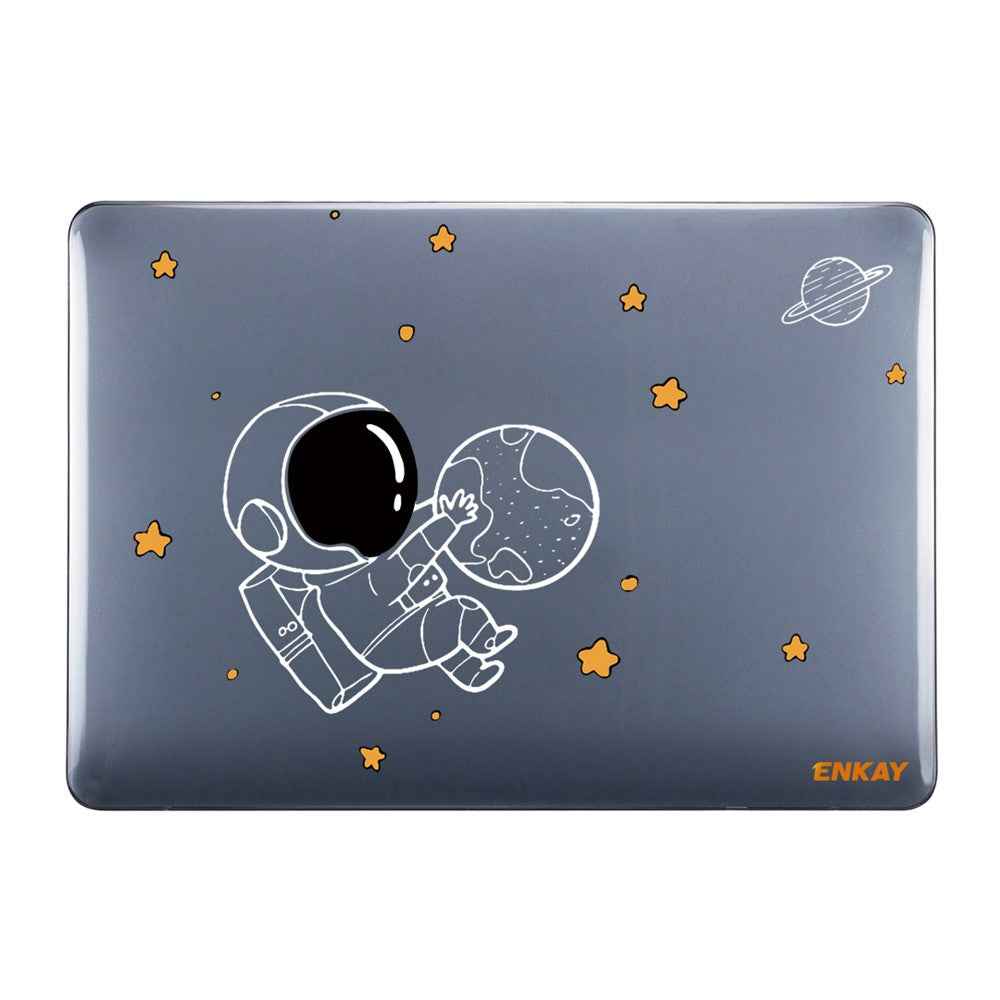 For MacBook Pro 13-inch (2020) A2251 / A2289 / A2338 (EU Version) Protective Cover Astronaut Pattern Laptop Case with TPU Keyboard Film + Anti-dust Plugs - Astronaut No.5