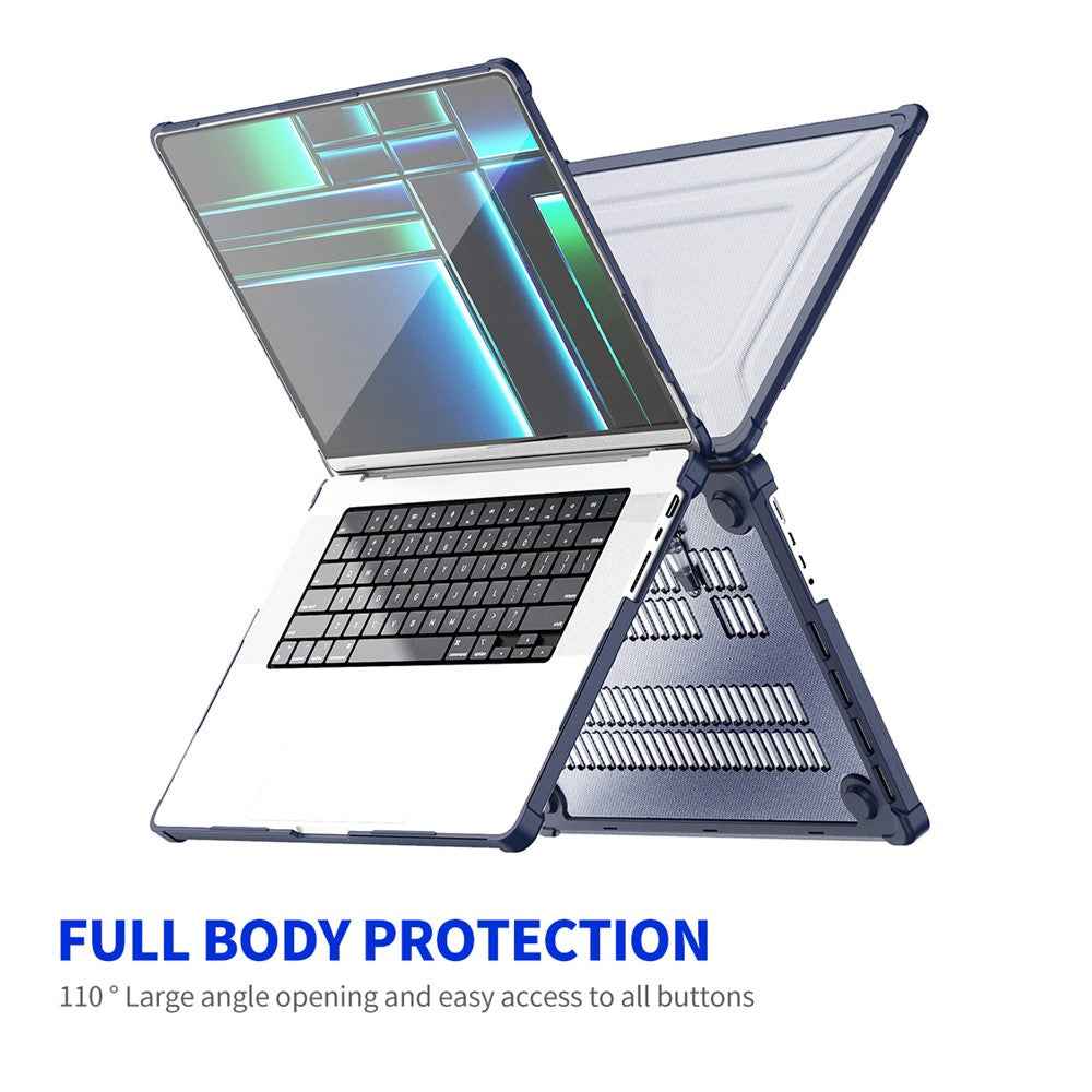Hard PC Case for MacBook Pro 14 inch (2026) A3427 A3426 / (2025) A3434 A3112 A3185 A3401 / (2024) A2918 A2992 / (2023) A2779 / (2022) / (2021) A2442 (EU) Shockproof Laptop Cover with Kickstand - Pink