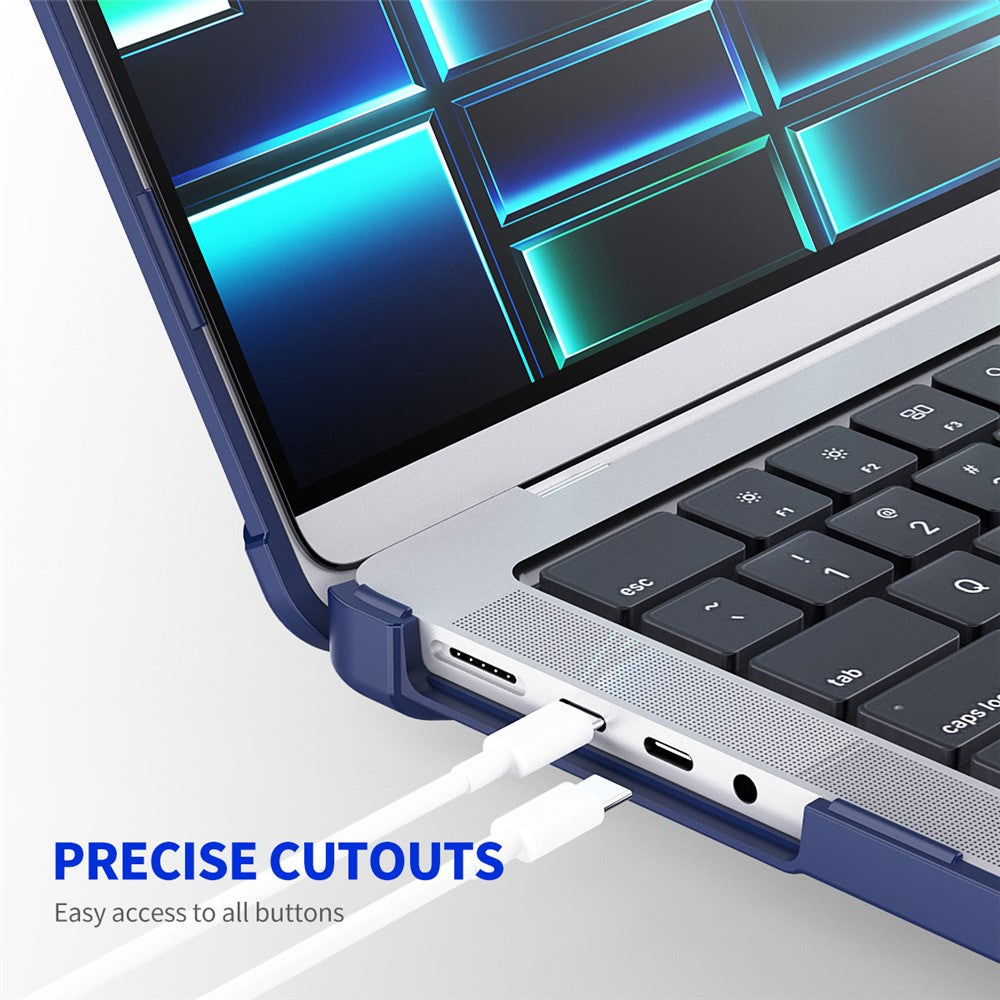 Hard-PC-Case-for-MacBook-Pro-14-inch-(2026)-A3427-A3426-/-(2025)-A3434-A3112-A3185-A3401-/-(2024)-A2918-A2992-/-(2023)-A2779-/-(2022)-/-(2021)-A2442-(EU)-Shockproof-Laptop-Cover-with-Kickstand-Pink