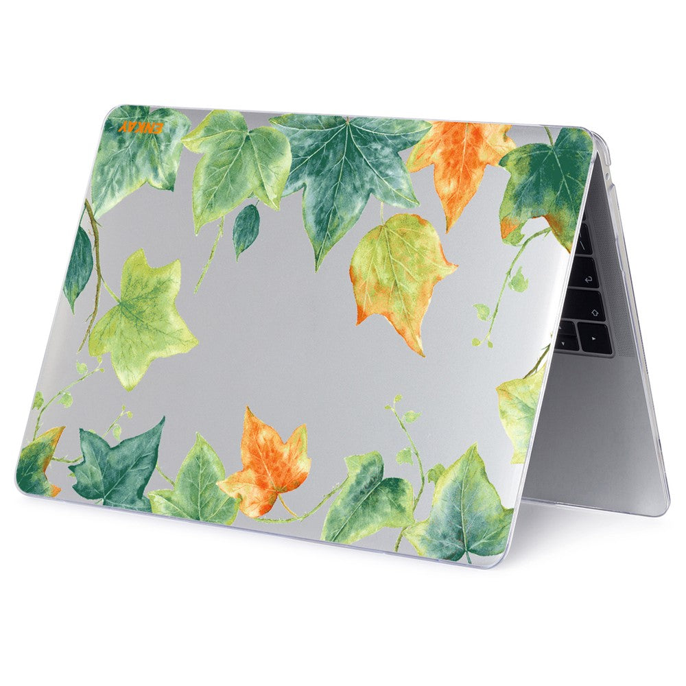 for-MacBook-Pro-13-inch-(2020)-A2251/A2289/A2338-Forest-Series-Pattern-Design-Polycarbonate-Laptop-Case-Full-Protection-Notebook-Cover-Ivy