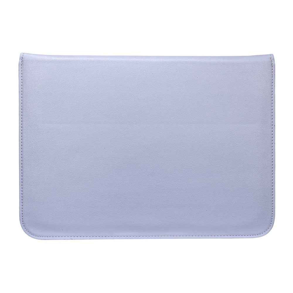 Envelop Style Leather Sleeve Pouch for Apple MacBook 12-inch / Air 11.6-inch - Serenity Blue