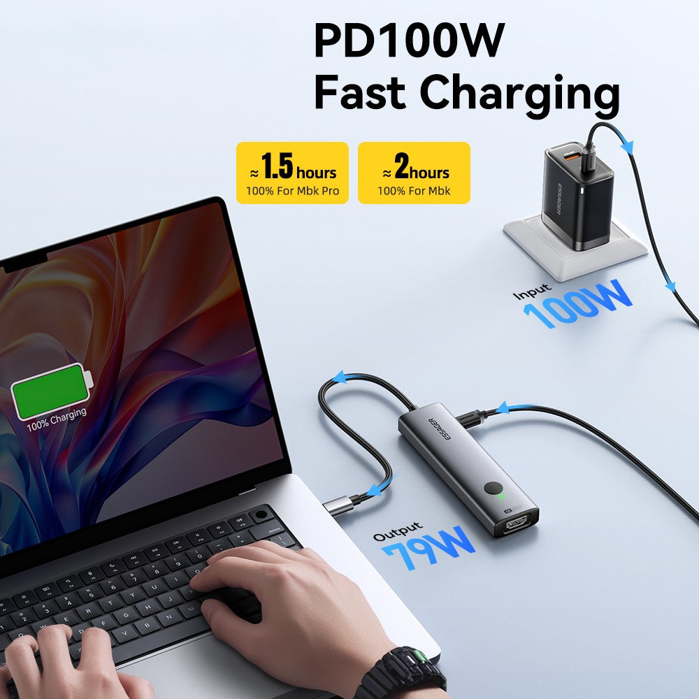 7-In-1-Expansion-Hub-with-4K-30Hz-HDMI-/-Type-C-/-USB-3.0-/-SD-TF-Card-Slot-Docking-Station
