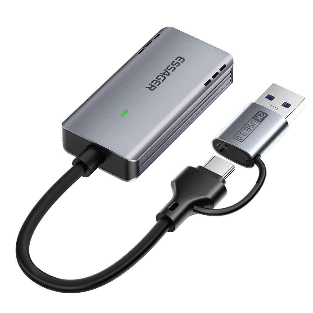 ECJK2K-HC0G-Z 4K 60Hz HDMI Video Capture Card USB 3.0 2 in 1 Interface Plug and Play Capture Card with Cable
