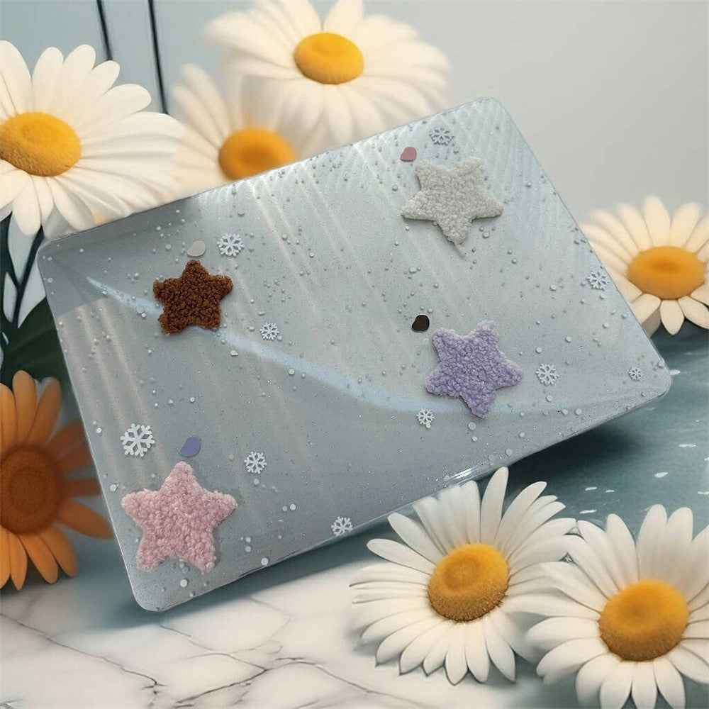 For MacBook Air 13 inch (2020) Case Pattern DIY Hard PC Shell Laptop Protective Cover - Stars