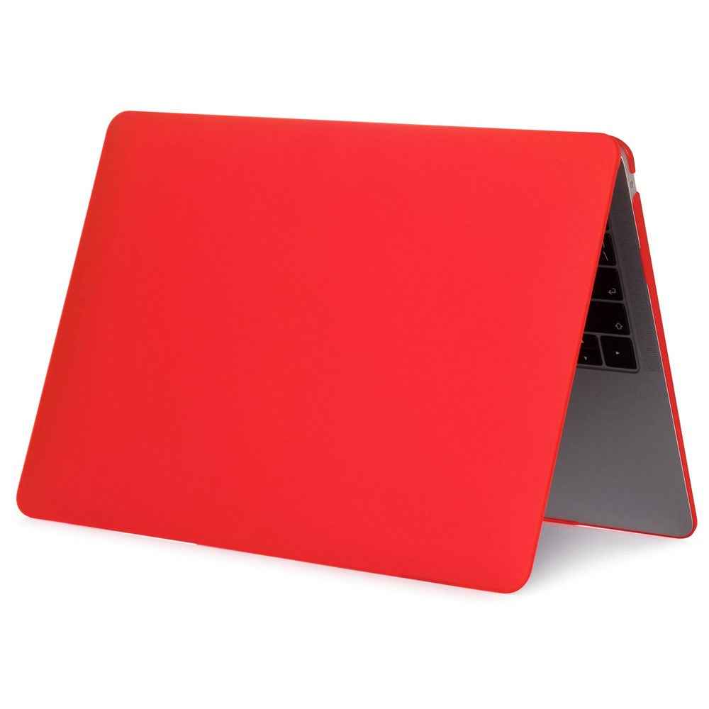 For MacBook Pro 16 inch (2026) A3429 A3428 / (2025) A3186 A3403 / (2024) A2991 / (2023) A2780 / (2021) A2485 Matte PC Front and Back Protective Shell - Red