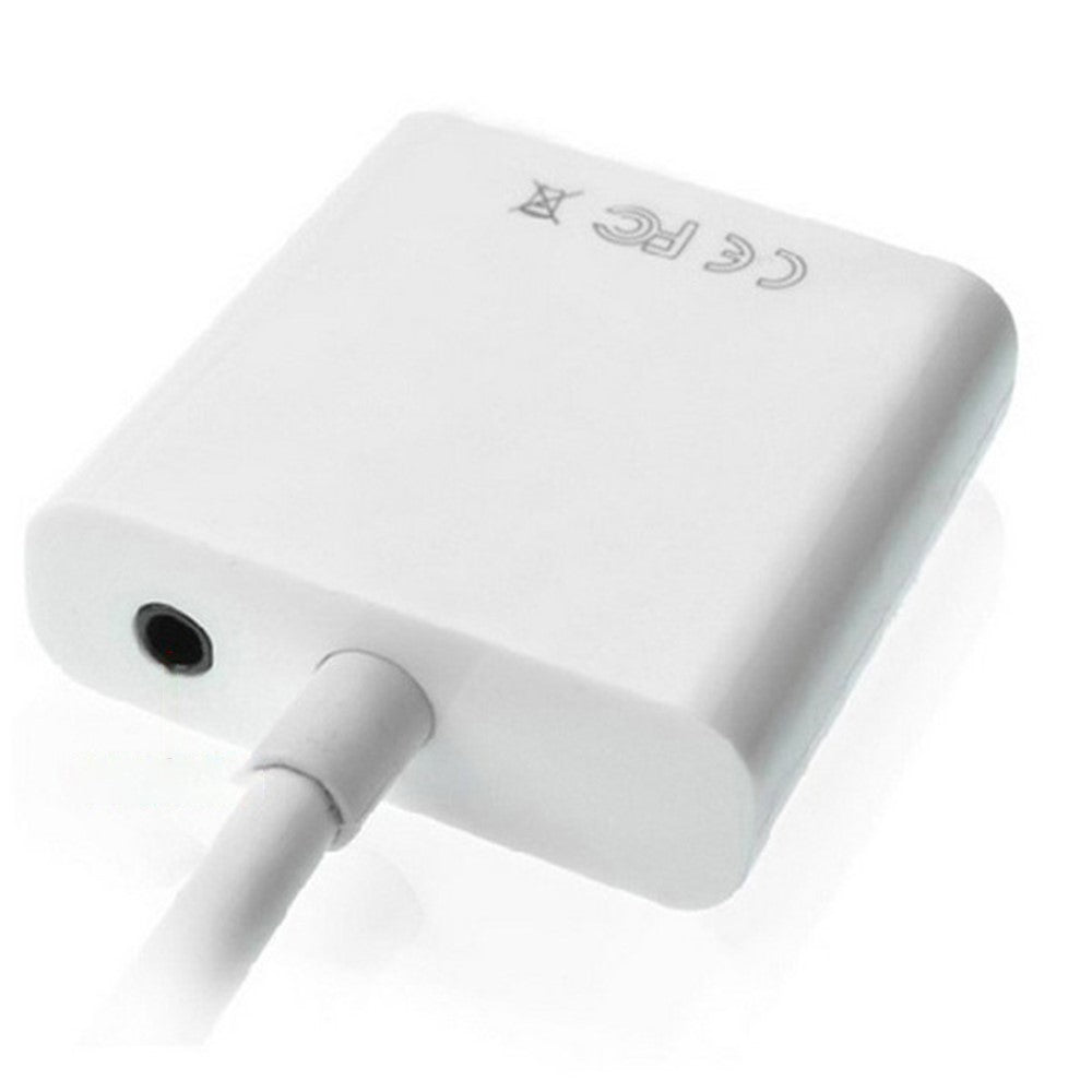 HDMI-to-VGA-Converter-Connector-with-Audio-Port-HDMI-Adapter-for-Laptops,-PC-White