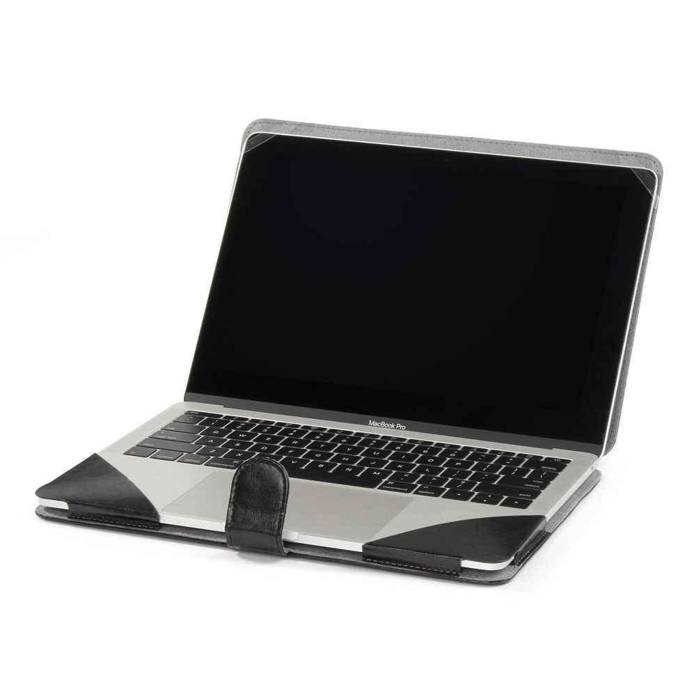High-quality Shockproof Laptop Sleeve PU Leather Cover for MacBook Pro 14.2'' 2021 (A2442) - Black