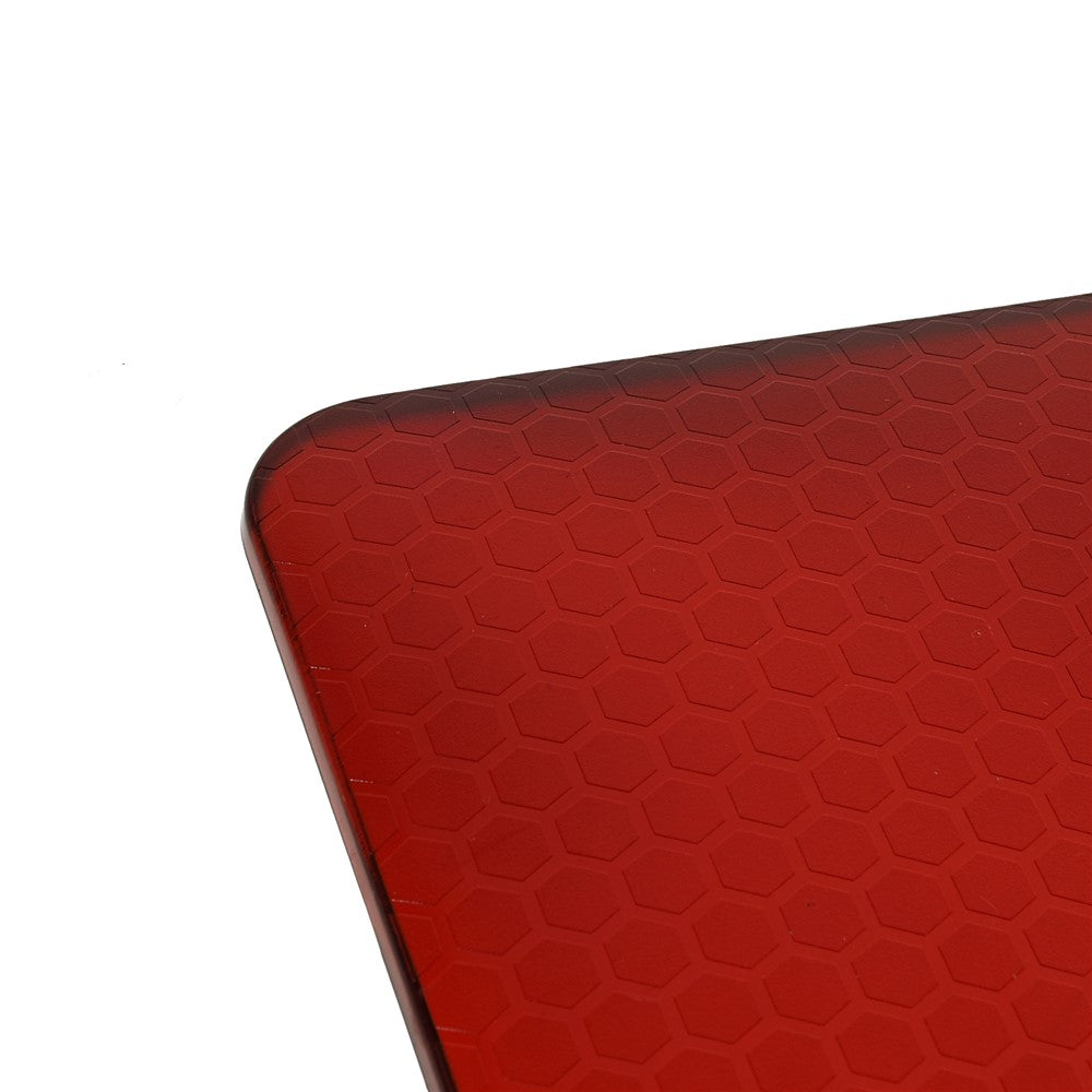 Honeycomb-Texture-PC-Protective-Cover-Ultra-thin-Laptop-Case-for-MacBook-Air-13.3-inch-with-Retina-Display-A2179-(2020)/A1932/A2337-Red